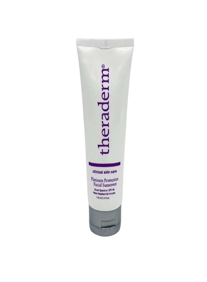 THERADERM Platinum Protection Facial Sunscreen (4 oz) - Image 1